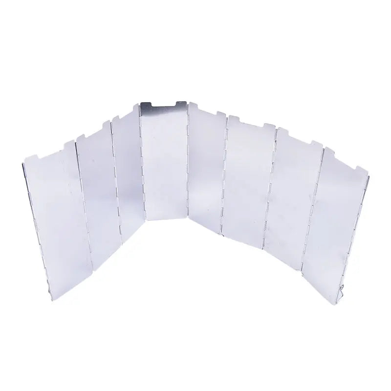 8 Plate Foldable Gas Stove Outdoor Camping Cooking Windbreak Camping Equipment Outdoor Camping Stove Foldable Windshield