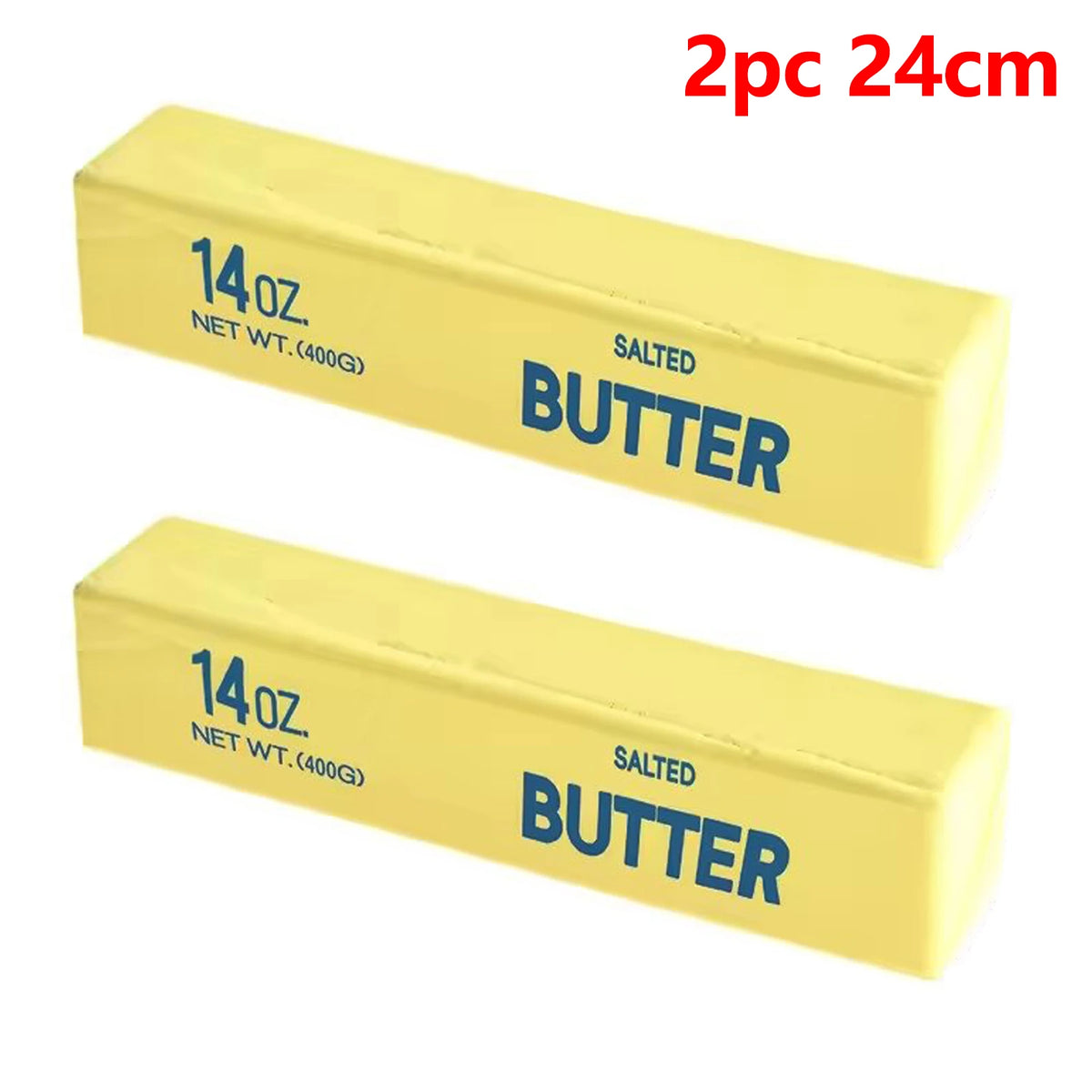 14/24CM Butter Stick Fidget Toys Squishy Elastic Cheese Stick Funny Decompression Stress Anxiety Relief Squeeze Prank Toy Relax