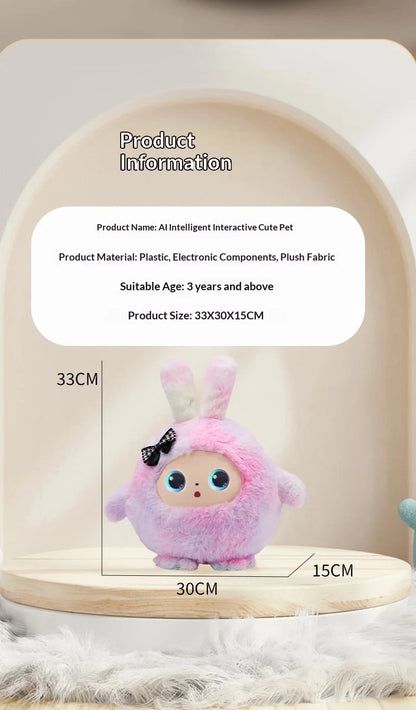 AI Intelligent Interactive Plush Doll Toy Voice Talking Chat Kids Early Educational Robot Electronic Pet Gift for Boys Girls