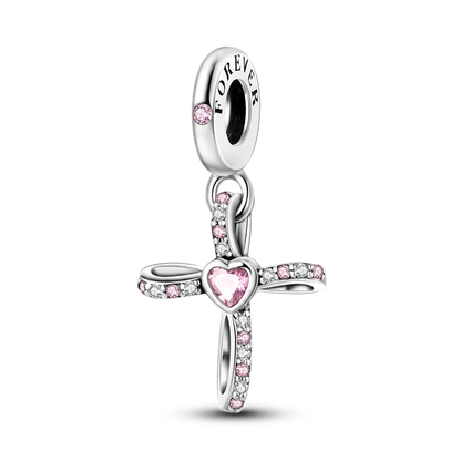2026 Hot Sale Charms Bead 925 Sterling Silver Pink Butterfly Luminous Firefly Dangle Fit Bangle Bracelet Necklace DIY Jewelry