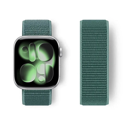 Nylon Loop for Apple Watch Band S11 46mm 40mm 44mm 45mm 42mm 41mm 49mm Smart Belt Bracelet for IWatch 11/10/9/8/7/6/SE/5/4 Strap