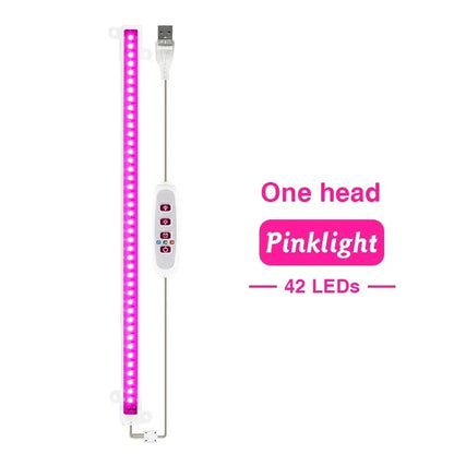 LED Grow Light 5V USB Plug Full Spectrum Led Bar Lamp for Plants High Luminous Efficiency 30cm for Grow Tent Greenhouses Flowers