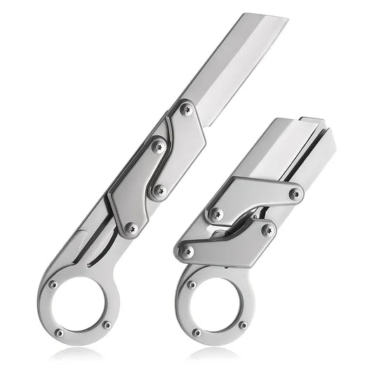 1pc Multifunctional Folding Knife Stainless Steel Pocket Knife High Hardness Outdoor Hiking Hunting Survival Knife EDC Tools