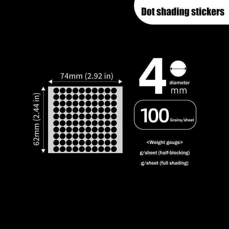 100pcs Black Light-Blocking Stickers For VR Glasses AI Intelligent Glasser Record Video Shading Sticker Privacy Stickers