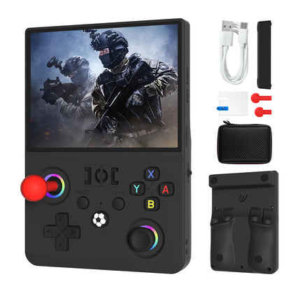 New R63 Max2 Retro Handheld Game Console Linux System 4.5 Inch IPS Screen 64G/128G Portable Pocket Player Built-in 18000+ Games