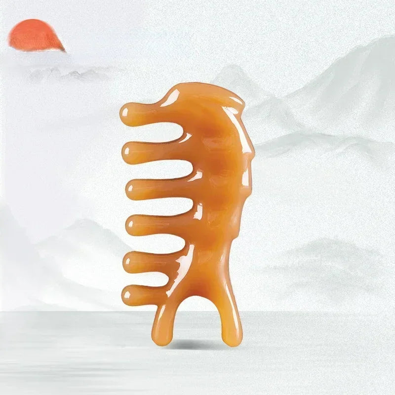 Resin Face Lifting Guasha Scraping Massage Facial Tools Massage Plate Reduce Puffiness Nose Lifting Nose Massager