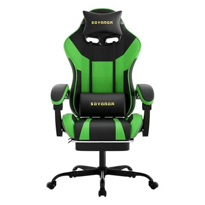 （Local US Inventory）Ergonomic Gaming Chair,A tile 3-in-1 Video Game Chair for Work, Study, and Gaming,Features an Adjustable Bac