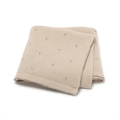 Baby Blanket Cotton Knit Newborn Stroller Swaddling Wrap Fashion Solid Crib Plaid Sleepsack Infant Boys Girls 90*70CM Super Soft