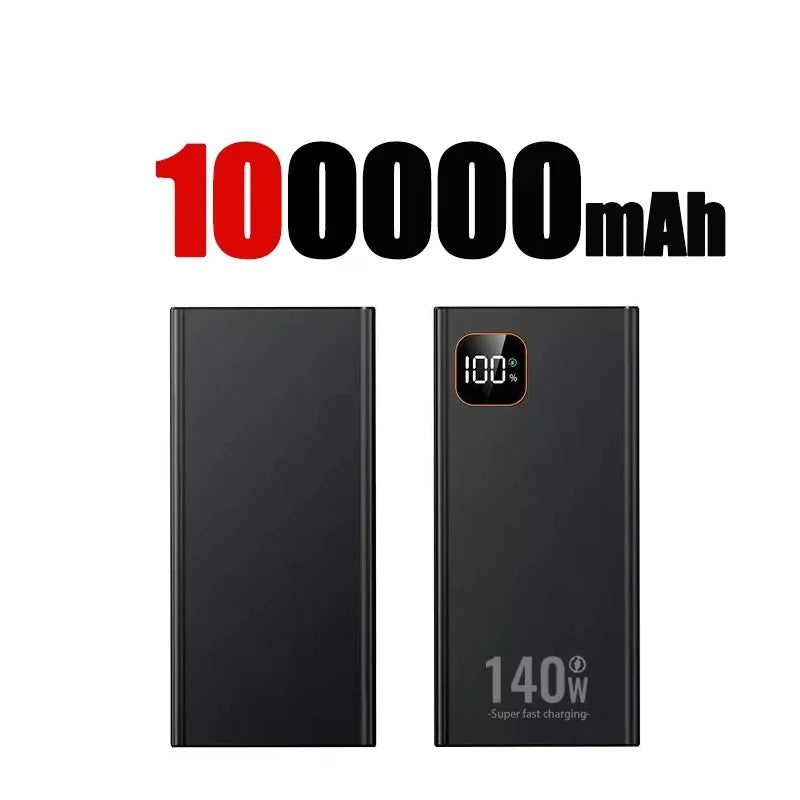 Lenovo 140W Ultra Capacity 500000mAh Super Fast Charging Portable Charger Power Bank For IPhone Samsung 2027