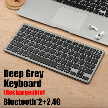 2.4G Wireless Keyboard Mouse Set Bluetooth 5.0 Keyboard Mouse Combo 3 modes Mini Keyboard Mouse For Laptop PC Accessories