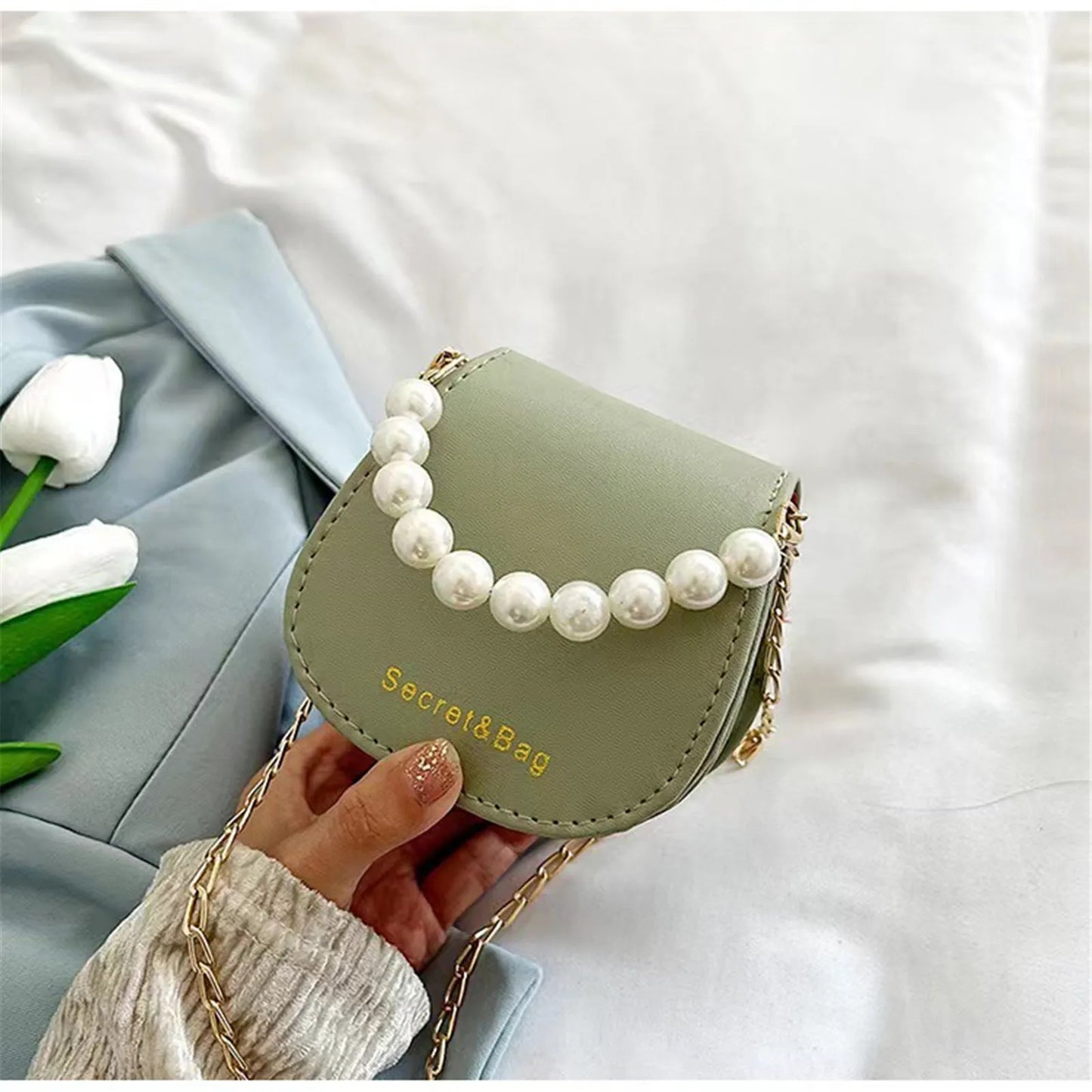 Chain Bag Rhombus Shoulder Messenger Bag Small Square Bag Elegant Mini Handbag For Party Evening Office