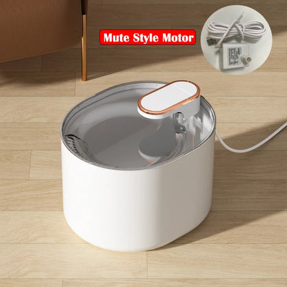 Large Capacity 3L Cat Water Fountain Automatic Recirculate Filtring Pet Fountain USB Electric Mute Cat Drinker Bowl Dispenser