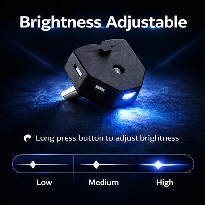 R6FA Night Light And Ambient Lamp USB A Type-C Powered Energy Efficient LED For Room Mini LED Night Lamp