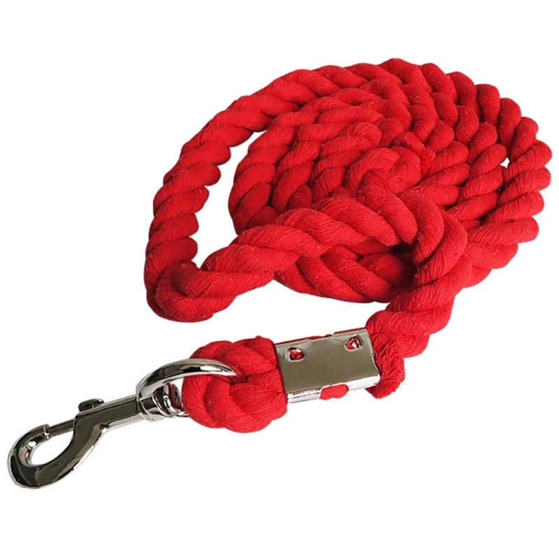 Horse Leading Rope Strong Cord Equestrian Rein Halters for Horses and Livestock W0YB