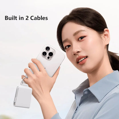 Mini Keychain Power Bank 2000mAh Portable Charger for iPhone 17 16 Samsung Xiaomi Huawei Powerbank Station External Battery Pack