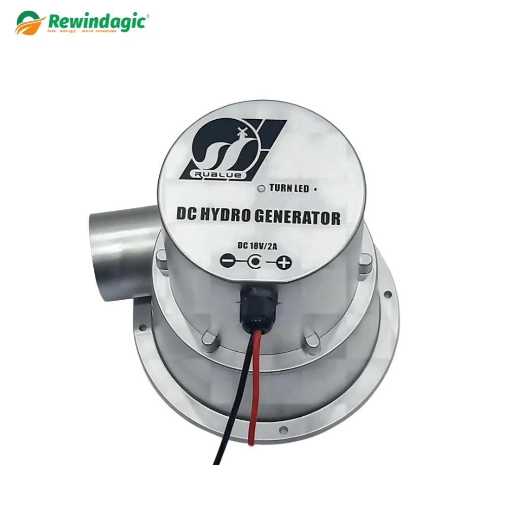 100W 50W Water Turbine 18V 36V Hydraulic Generator Outdoor Hydro Electric Generator DC Permanent Magnet Use for 12/24V Battery