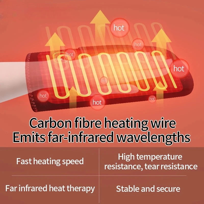 Electric Heated Glove - Hand Massager - 3-Level Adjustment - Muscle Relaxation & Joint Comfort Elderly Daily Hand Care