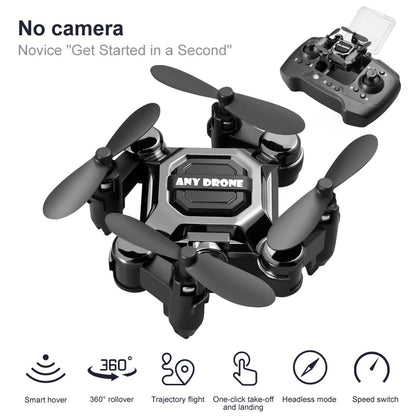 Foldable Mini Drone with Camera RC Quadcopter Altitude Hold Small Durable UAV Toy for Beginners Portable Remote Control Aircraft