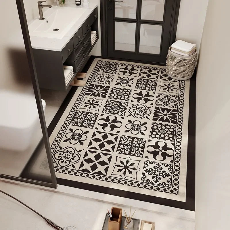 Carpet in the Bathroom Mat Absorbent Non-Slip Floor Mats Home