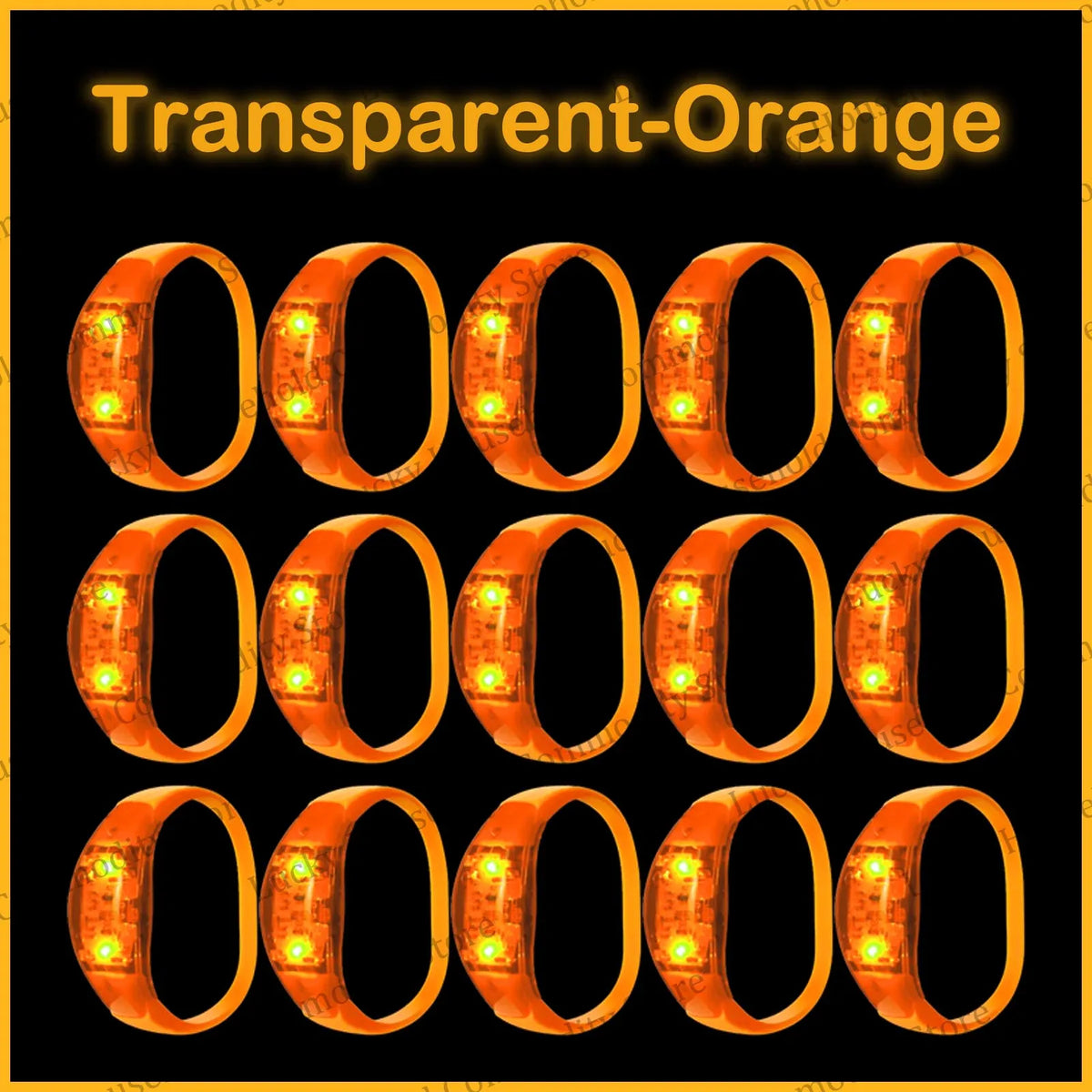 20-100PCS Music&Sound Activated Led Bracelet Light up Bracelets Glow in the Dark Bracelets for Wedding Party Concert Favors