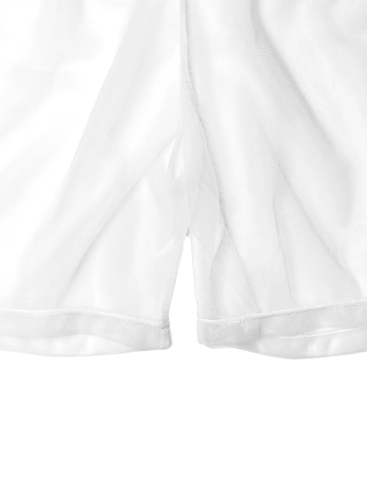 1Pc Sexy Sheer Mesh Men Underwear Fashionable Soft Transparent Home Loose Fit Boxing Pants Sleep Shorts Sleepwear Pajama Pants