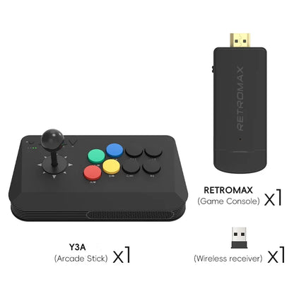 Wireless Y3A Max Arcade Stick Fight Joystick for PC TV Box Multi-System Universal Fighting Game Controller for M8 Retro Games