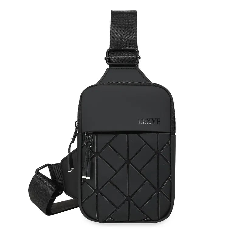 New Universal Crossbody Small Bag Casual Rhombus Grid Shoulder Fashion Mobile Phone Breast Bag Premium Crossbody Bag