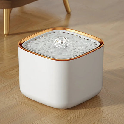 3L Cat Water Fountain Auto Recirculate PP Material Large Capacity USB Electric Mute Cats Water Dispenser for Cat to Drink Water