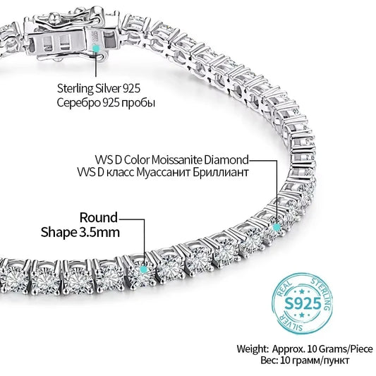 Attagems 4.0mm 5.0mm Dvvs1 Pass Diamond Test Round Cut Moissanite