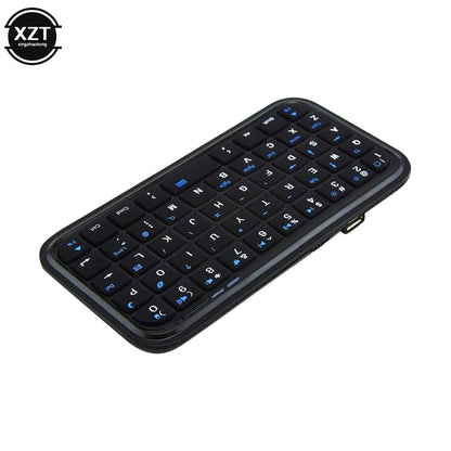 Mini Bluetooth 3.0 Keyboard Rechargeable Slim Travel Size Wireless Keypad Small Portable 49 Keys Keyboard for Tablets Smartphone