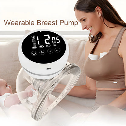 1PCS New Wearable Electric Breast Pumps Portable Hands Free Breast Pump Silent Comfort Breast Milk Extractor Collector