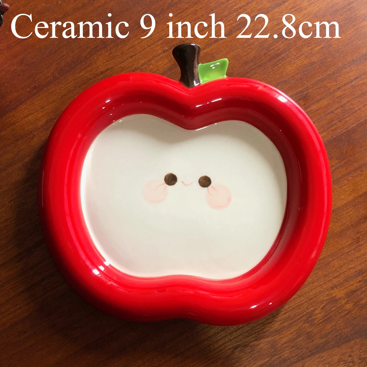 20cm Jucaica Rosh Hashanah Apple Honey Dish, Ceramic Dessert Plate with Honey Jar, Jewish New Year tableware  Shana Tova
