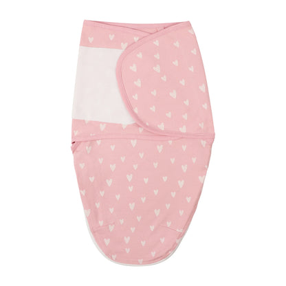 INSULAR Baby Cotton Swaddling Cloth With Caps Envelope Type Newborn Cartoon Envelope Anti-Startle Adjustable Bedding Item
