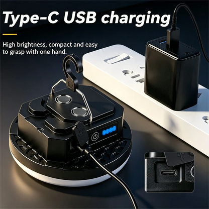 Outdoor camping light, tent light, super long battery life, rechargeable lighting, led ambient lighting, hanging camping