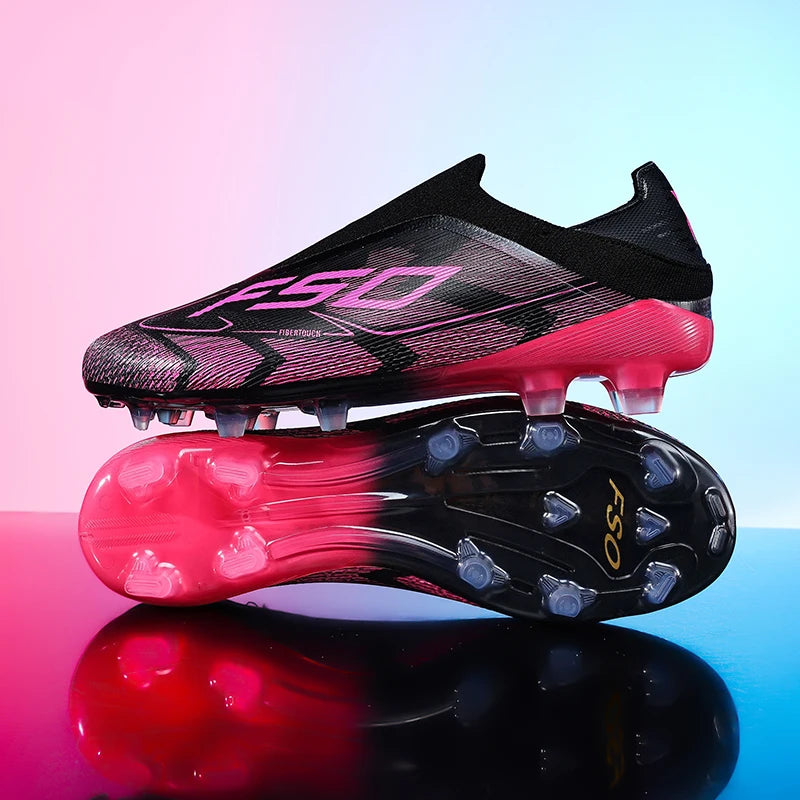 New Men Football Boots High-quality Soccer Shoes Sneakers Match Indoor Non-Slip Grass Cleats High-top Futsal Hot-selling Outdoor