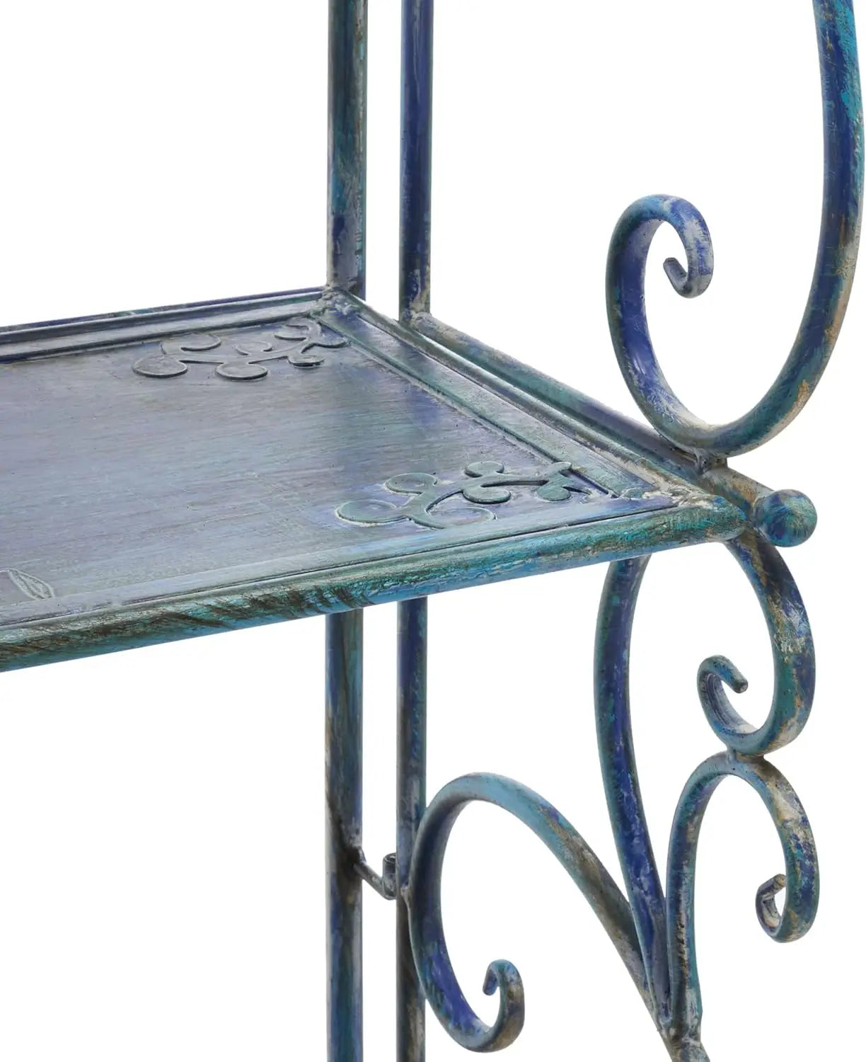 Outdoor Plant Stand,  4-Tier Metal Plant Stand Baker’s Rack, Decorative Patio Garden Storage