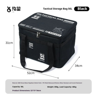 30l/42l/56l Insulated Waterproof Tactical Camping Bag Foldable Outdoor