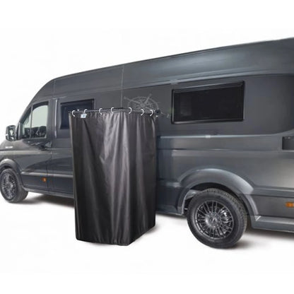 Caravan Camping Outdoor Shower Cabin Cubicle Stall  Enclosure Kits With Magnetic Bracket Rod Shower Curtain For Motorhomes