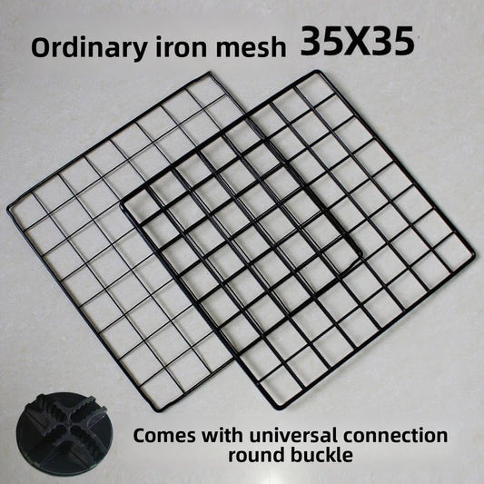 DIY Pet Fence Panels Simple Wire Mesh Panels for Rabbit Cat and Dog Cages Stackable Assembleable Fences Multi Functional Cages
