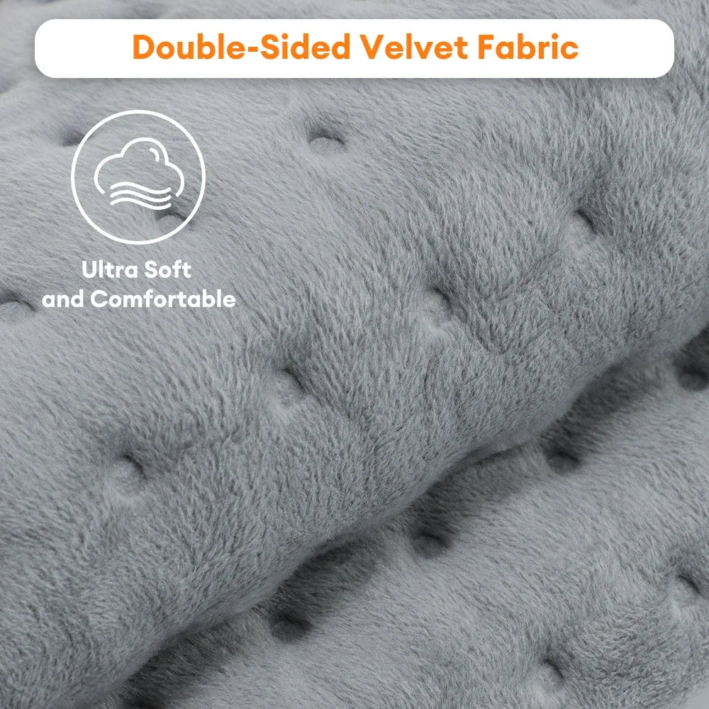 Electric Heating Blanket Thermal Pads Warmer 9 Levels Heated Mat Soft&Safe Winter Body Back Leg Warmer Pads Home Use  60*30cm