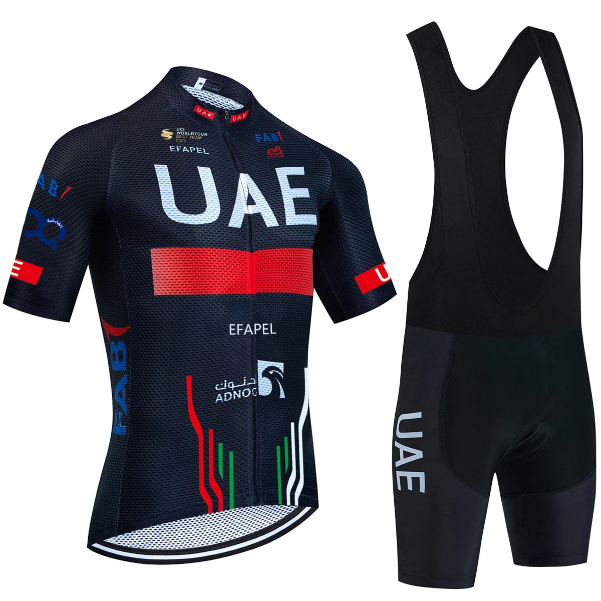 2026 New WHITE Cycling Jersey UAE Team Bike Jersey Shorts 10 Color Men Women Quick dry Ropa Ciclismo Pro Bicycle TShirt Clothing
