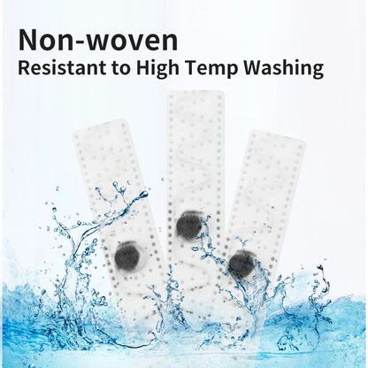 100pcs UHF RFID Tag UHF Sew Soft Textile Non-Woven Label Laundry Tag RFID Laundry Tag