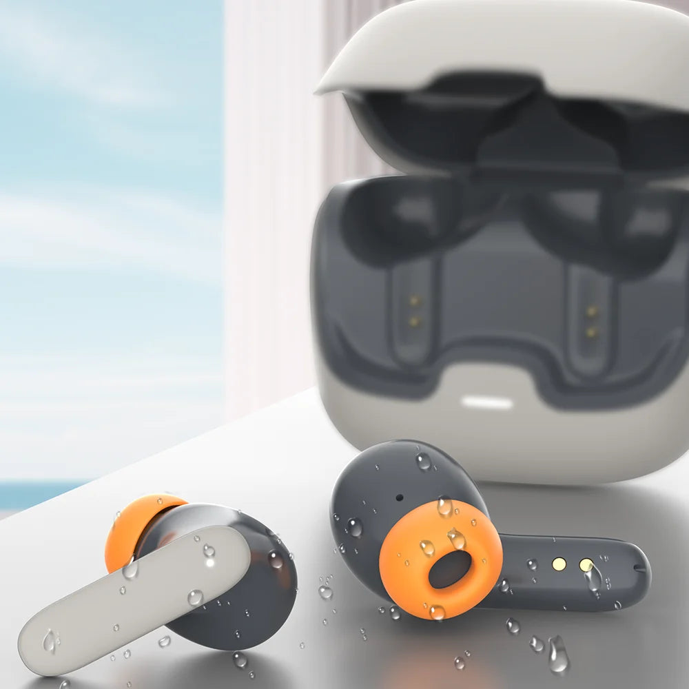TWS Wireless Earbuds BT 5.4 Low Latency Game Earphones Microphone Noise Reduction Fast Charging Game Mode Listen Music Headset