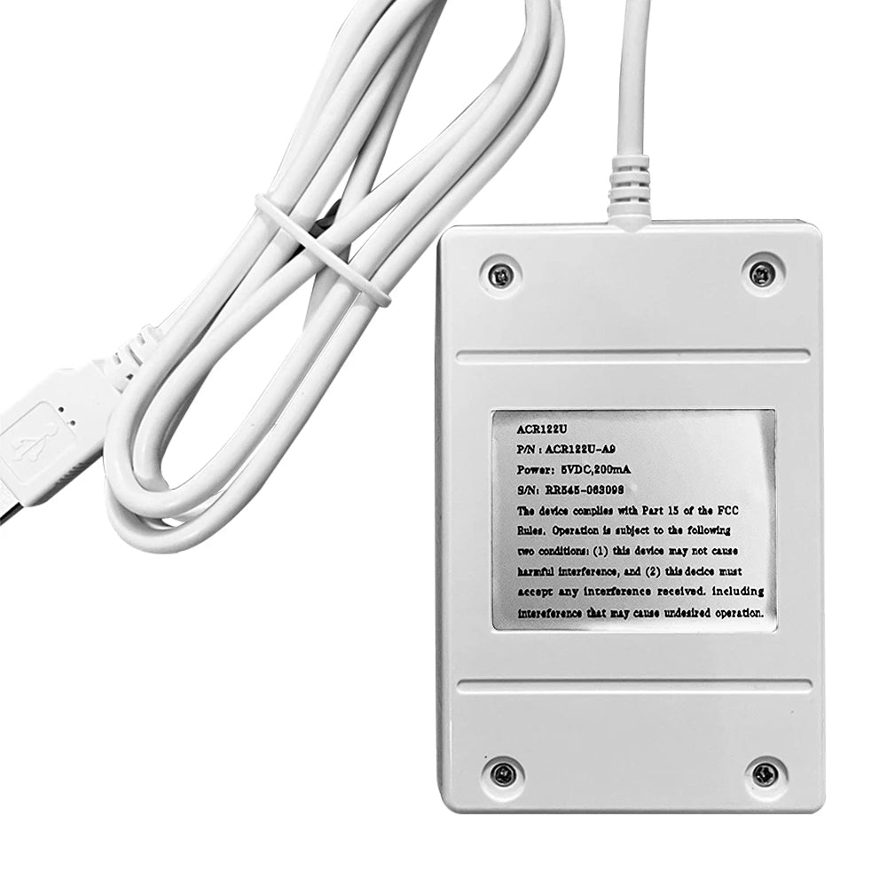 ACR122U RFID access card reader duplicator 13.56MHZ NFC support ISO / IEC18092 smart chip card crack writer