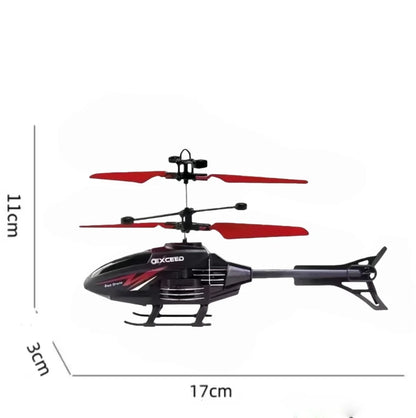 Induction Helicopter Toy Room Charged Remote Control Small Aircraft Training Coordination Gifts for Boys and Girls