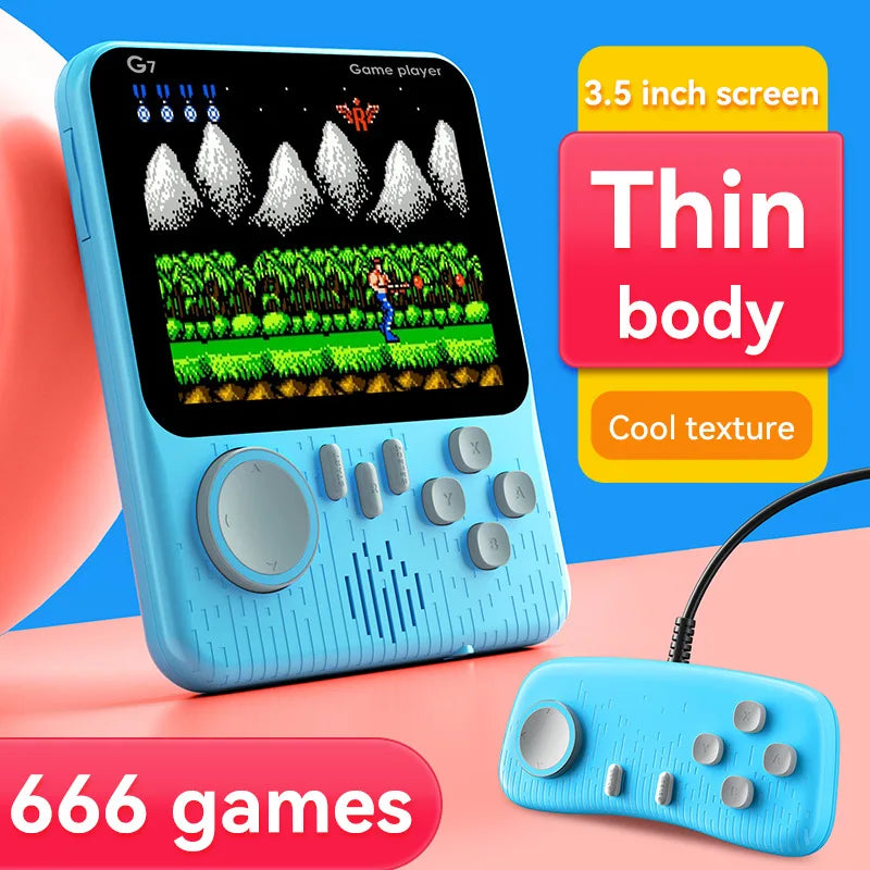 Portable 3.5 inch Screen Handheld Game Console Toys 666 Built-in Games Retro Classic Joystick Nostalgic Student Arcade Consoles