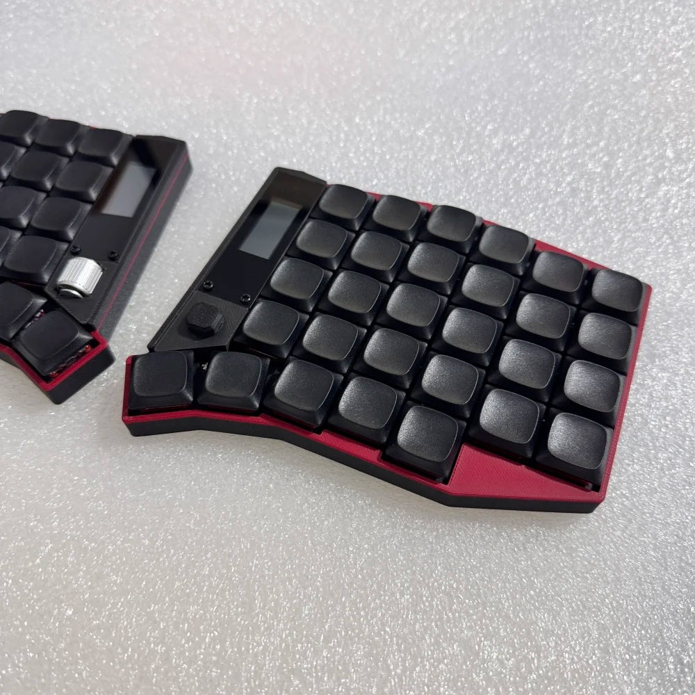 Sofle Low Profile Wireless Split Keyboard Hot Swap Kit Compatible Choc V1 1350/ V2 1353 Switch ZMK Bluetooth Separate Keyboard