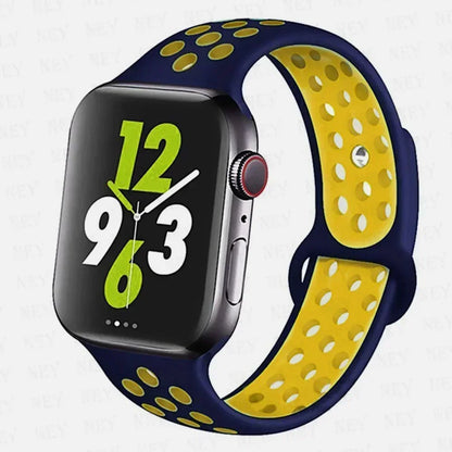 Silicone Sport Straps For Apple Watch 10 Band 45mm 44mm Ultra2 49mm 38/40mm 41mm 42 46mm Bracelet iWatch Series 8 7 6 4 5 3 9 SE