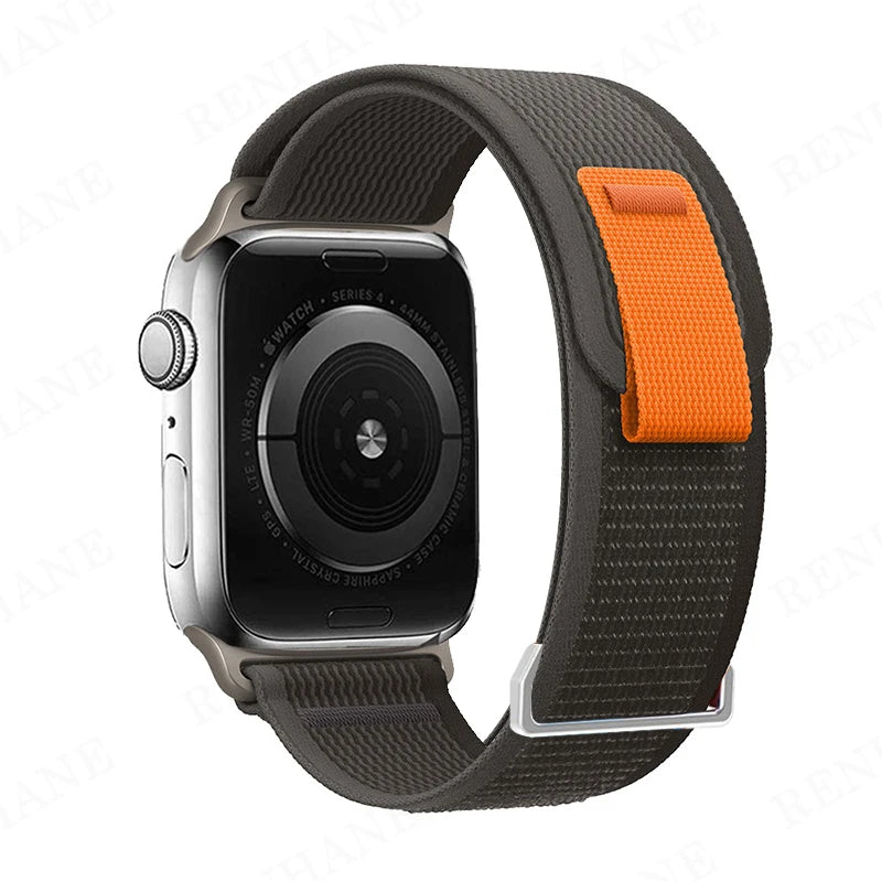 Nylon Trail Loop Strap for Apple Watch Bands 49mm 45 44 42 46 41 40 38mm Bracelet for iWatch Series 11 10 9 8 7 6 5 SE Ultra 3 2