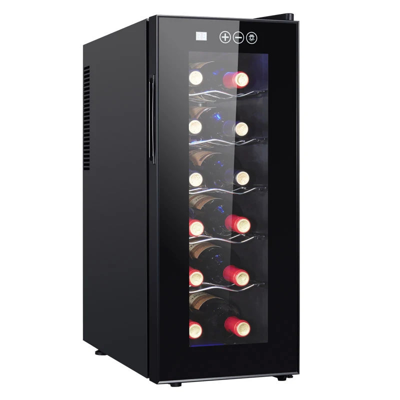 8/12-Bottle Wine Cooler | Compact Peltier-Type Countertop Wine Cooler | Smart Temperature Control | Quiet Operation(Customized)